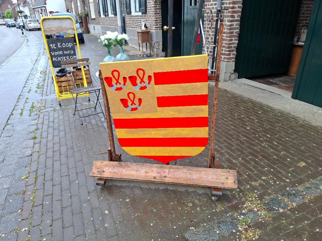 heraldisch wapen van Neeritter 1926 -1942, Ophalen, Zo goed als nieuw, Overige onderwerpen, Zie beschrijving