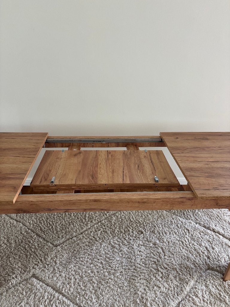 Foto 6 van NIEUW: uitschuifbare eettafel 190/280 cm