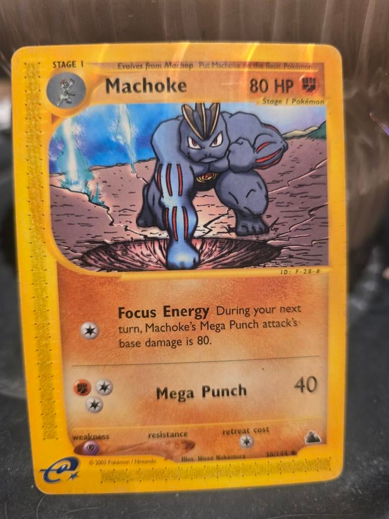 Machoke Pokémon kaart 38/144, Ophalen of Verzenden