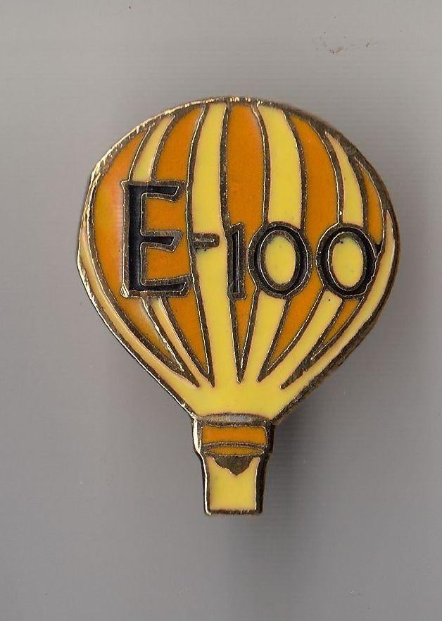 Ballon Luchtballon pin emaille E-100, Verzamelen, Speldjes, Pins en Buttons, Gebruikt, Speldje of Pin, Overige onderwerpen, Ophalen of Verzenden