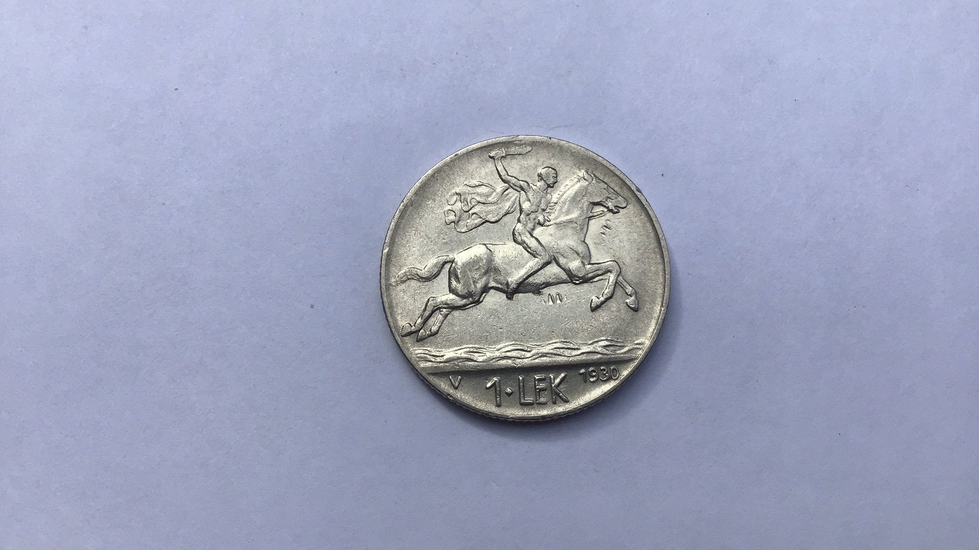 Albanie mooie 1 lek 1930., Ophalen of Verzenden