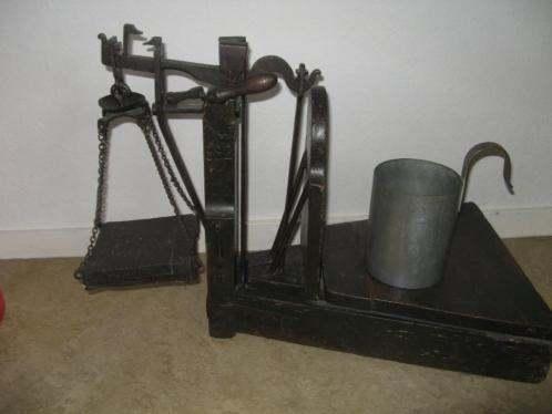 antieke bascule 1882, Ophalen