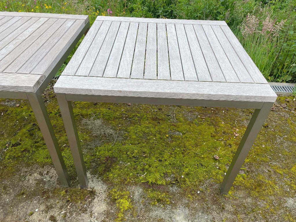 Tuintafel Tribu 90x90x73, Tuin en Terras, Ophalen, Gebruikt, Vierkant, Teakhout