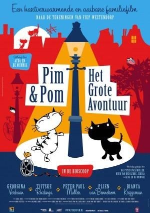 PIM  &  POM  :  HET   GROTE   AVONTUUR      filmposter., Rechthoekig Staand, Verzenden, Nieuw, A1 t/m A3