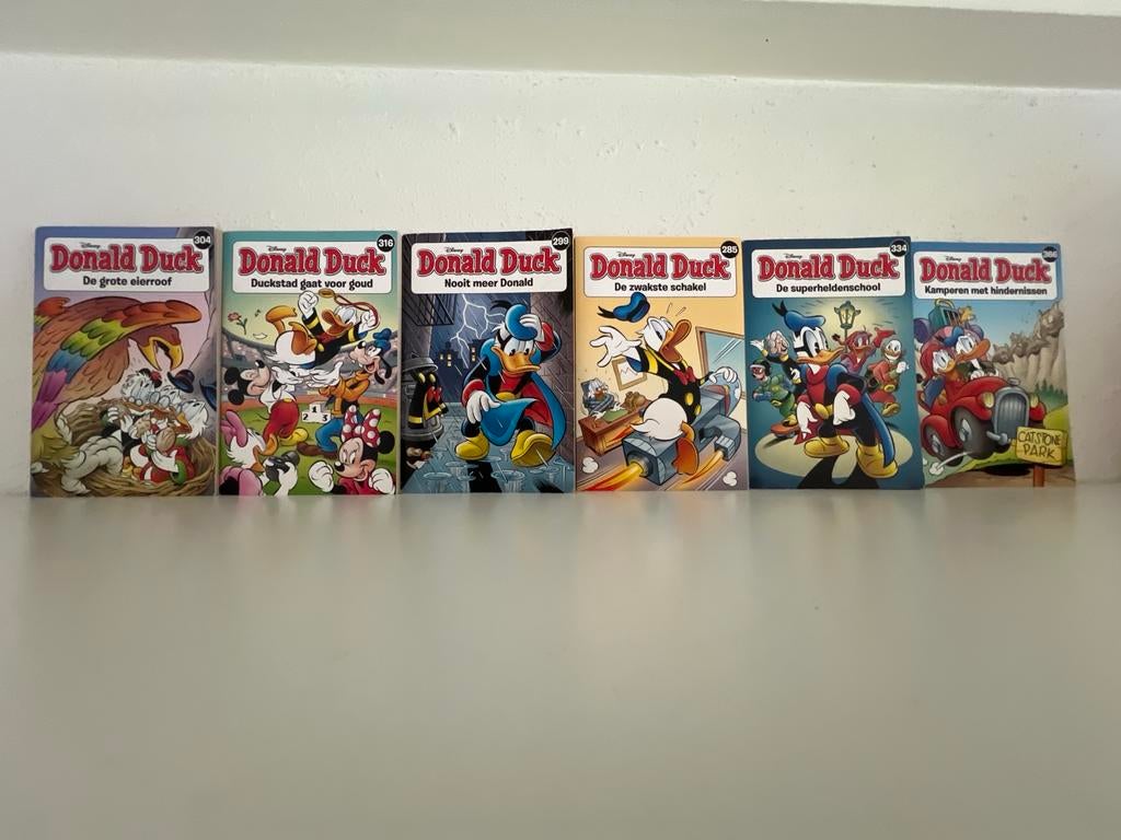 Donald Duck pockets - 6 stuks, Meerdere stripboeken, Ophalen, Zo goed als nieuw