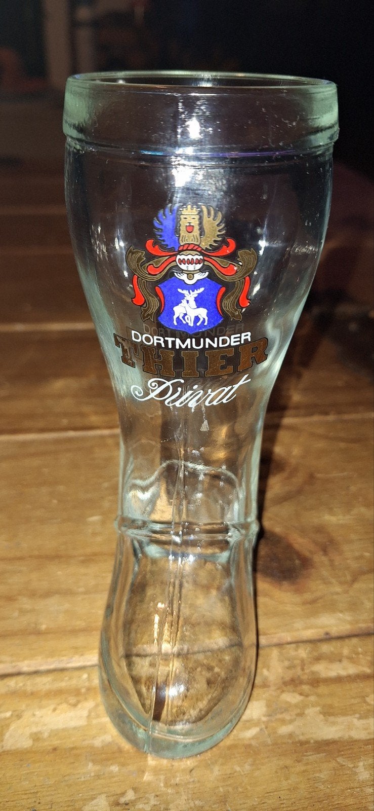 Dortmunder Thier Pils bierlaarsje (0,25 liter), Ophalen of Verzenden, Zo goed als nieuw, Bierglas