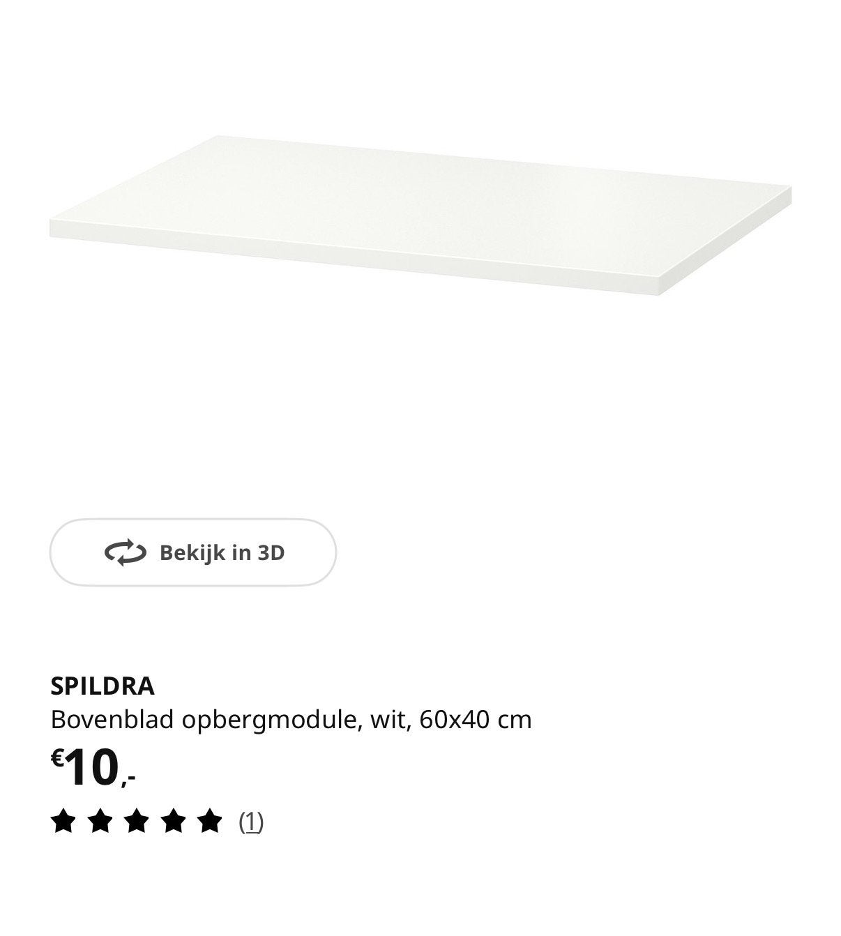 Spildra 60x40, Zo goed als nieuw, Minder dan 100 cm, 25 tot 50 cm, 50 tot 100 cm