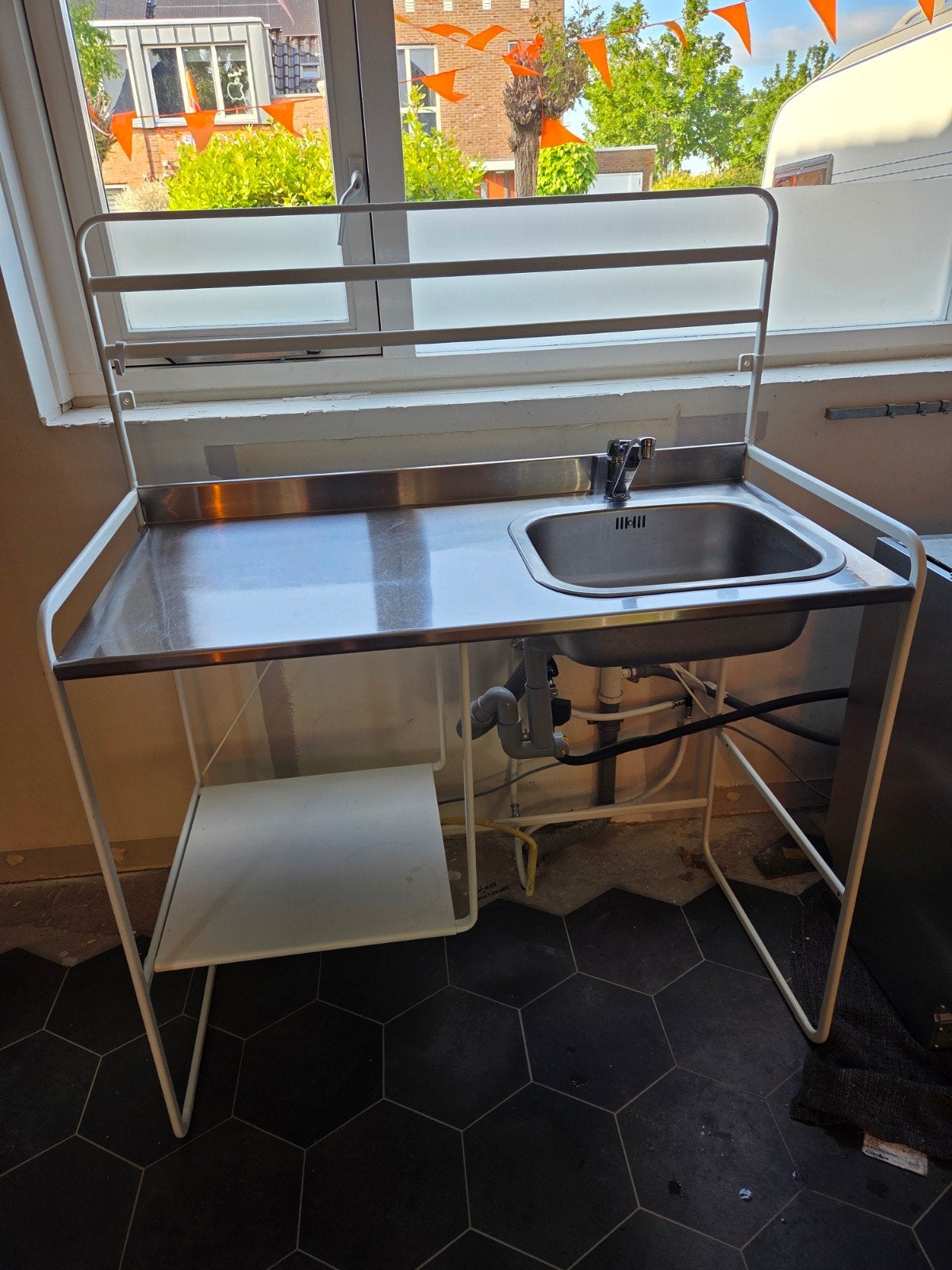 Sunnersta noodkeuken, ikea keuken, Ophalen, Wit
