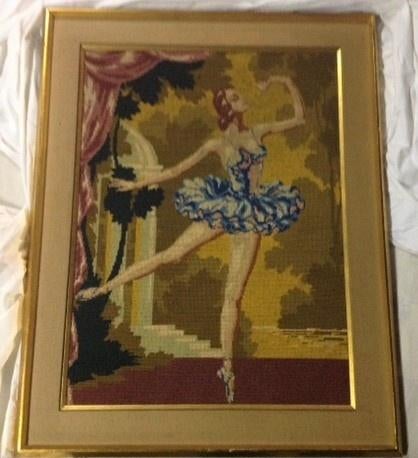 Prachtig: schilderij ballerina, Antiek en Kunst, Ophalen of Verzenden