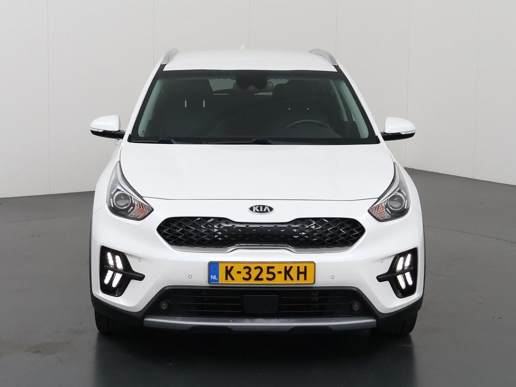 Kia Niro 1.6 GDi Hybrid DynamicPlusLine | Stoel/Stuurwielver, Auto's, Kia, Gebruikt, Euro 6, 2 kWh, Wit