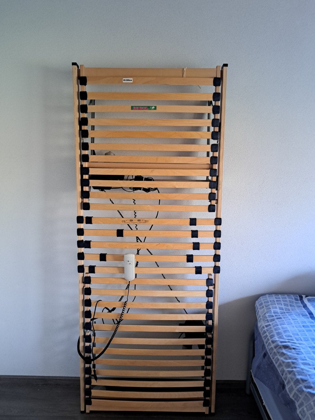 Elektrische lattenbodem 80x200 dubbele hettich motoren, Ophalen, Eenpersoons, Zo goed als nieuw, 80 cm