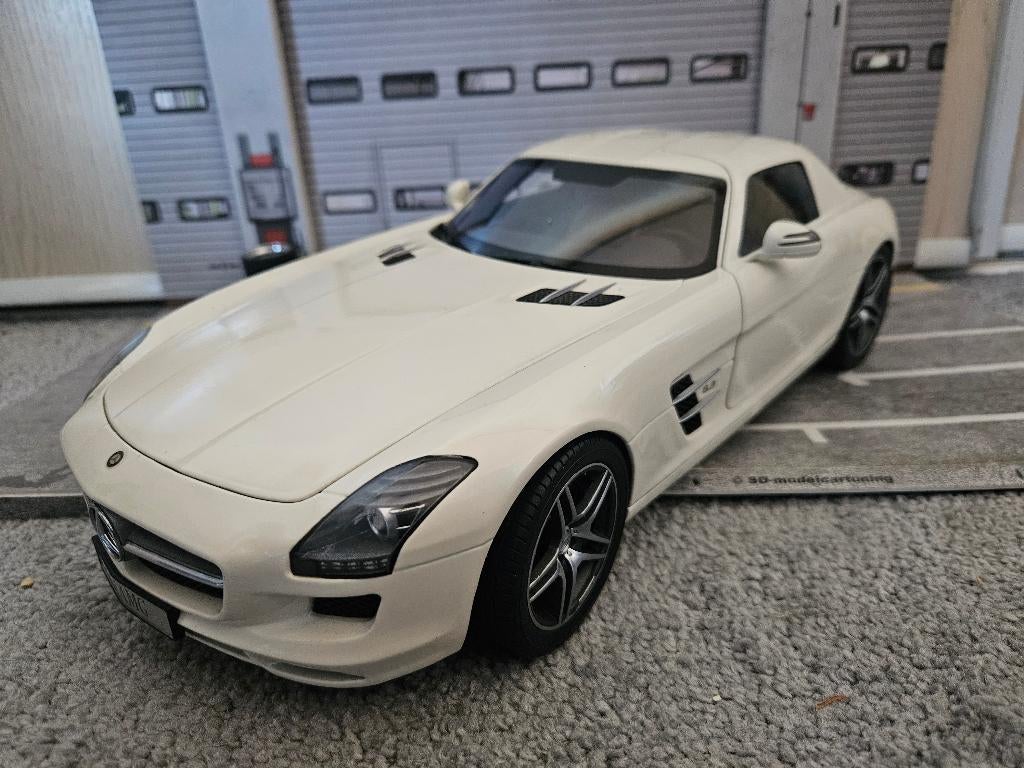 Premium ClassiXXs Mercedes SLS 6.3 AMG 2009 1/12, Ophalen of Verzenden, Gebruikt, 1:9 t/m 1:12, Auto
