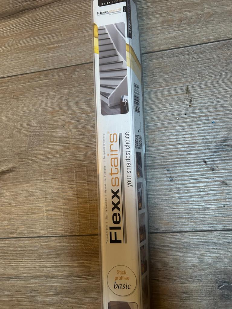 FLEXXSTAIRS Basic trapprofiel zilver 1190x44x29, Ophalen, Nieuw, Trap, Minder dan 2 meter