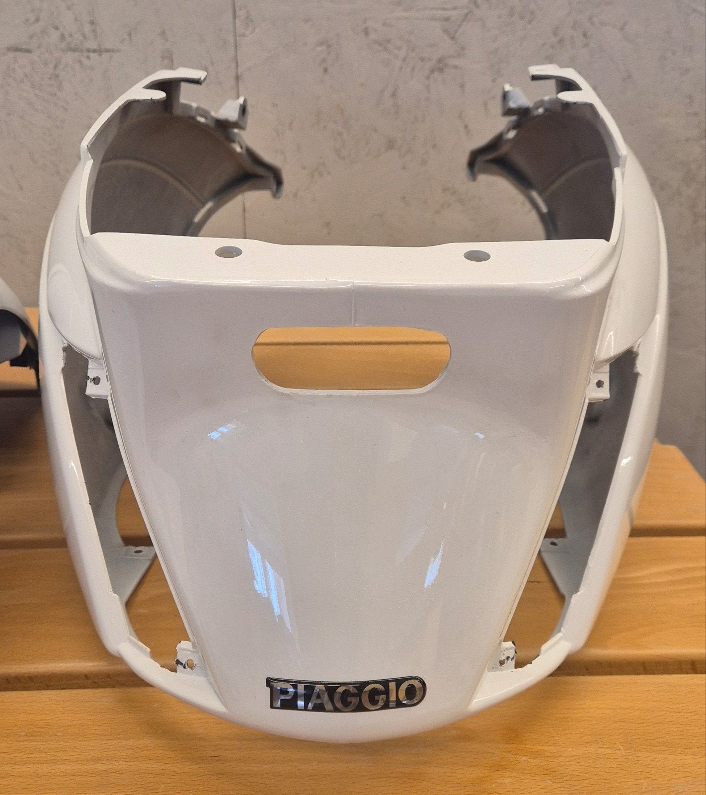 Piaggio Witte voor- en achterkap voor Zip 4-takt, Ophalen, Piaggio, Piaggio, Zo goed als nieuw