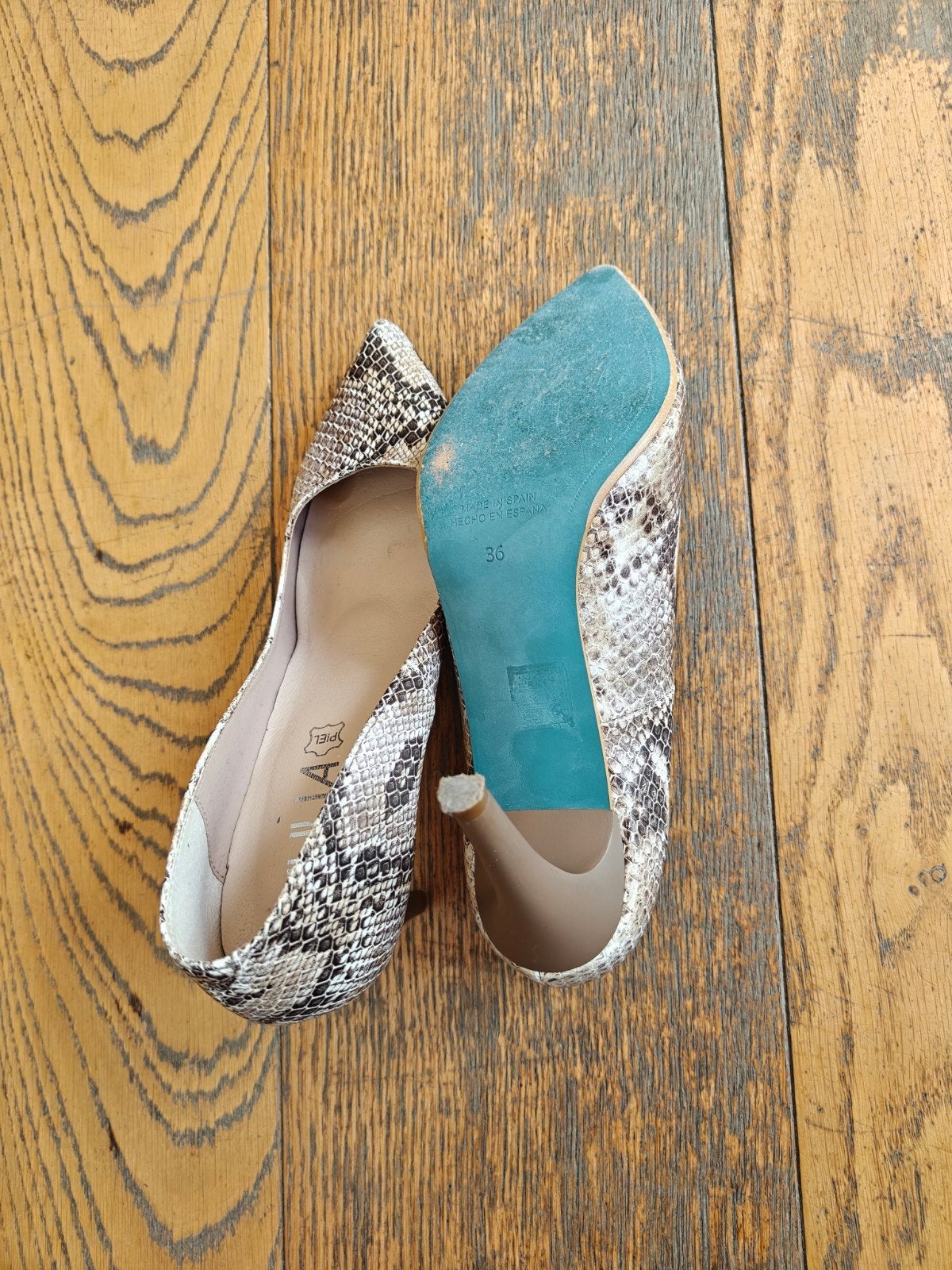 Giulia pumps met slangenprint - Maat 36, Kleding | Dames, Schoenen, Ophalen