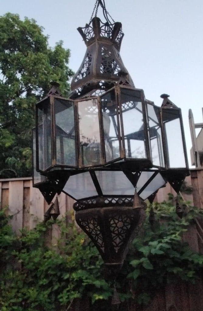 Lamp, Ophalen, Gebruikt, Glas, 50 tot 75 cm