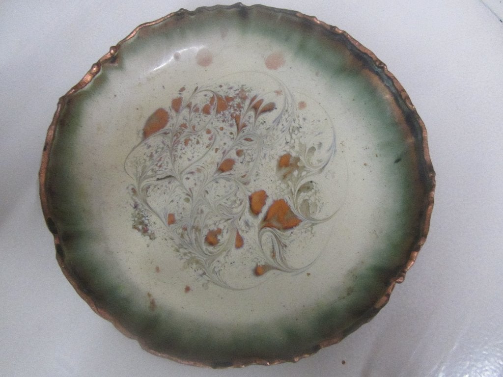 Geemailleerd koperen bord, Ophalen of Verzenden