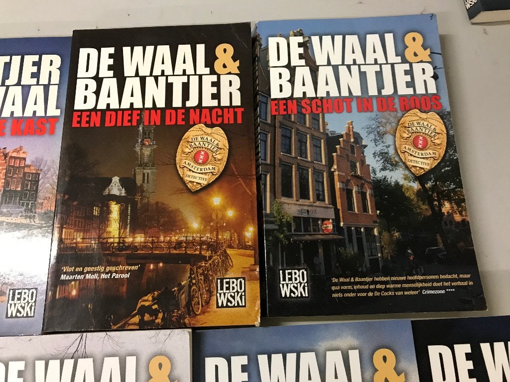 T.K. nog 7 boeken van Baantjer en de Waal zie actuele lijst, Ophalen of Verzenden, Gelezen, Baantjer de Waal