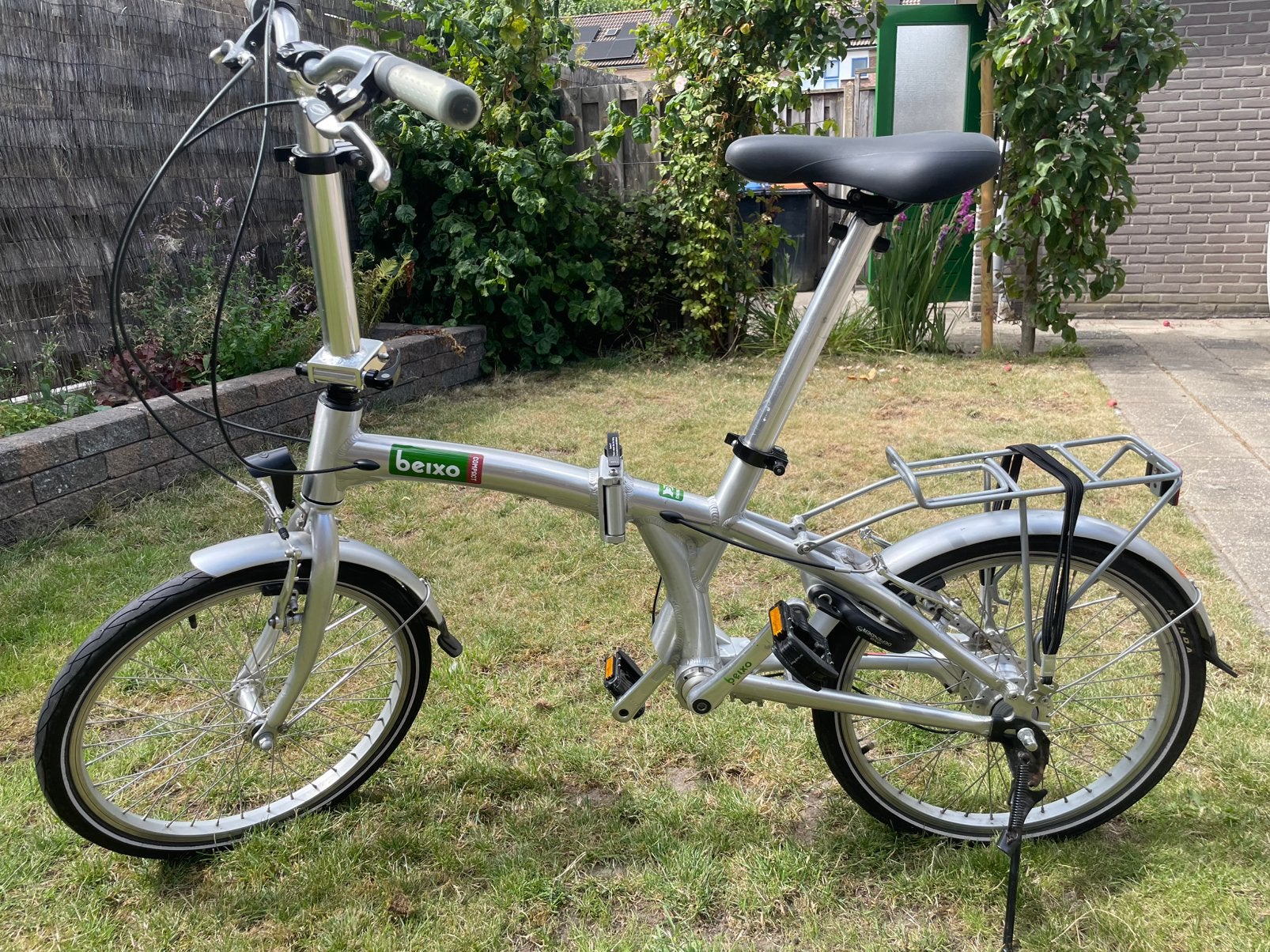 Beixo compact Vouwfiets dames- 7 Versnellingen, 20 inch of meer, Versnellingen, Zo goed als nieuw, Totaal opvouwbaar