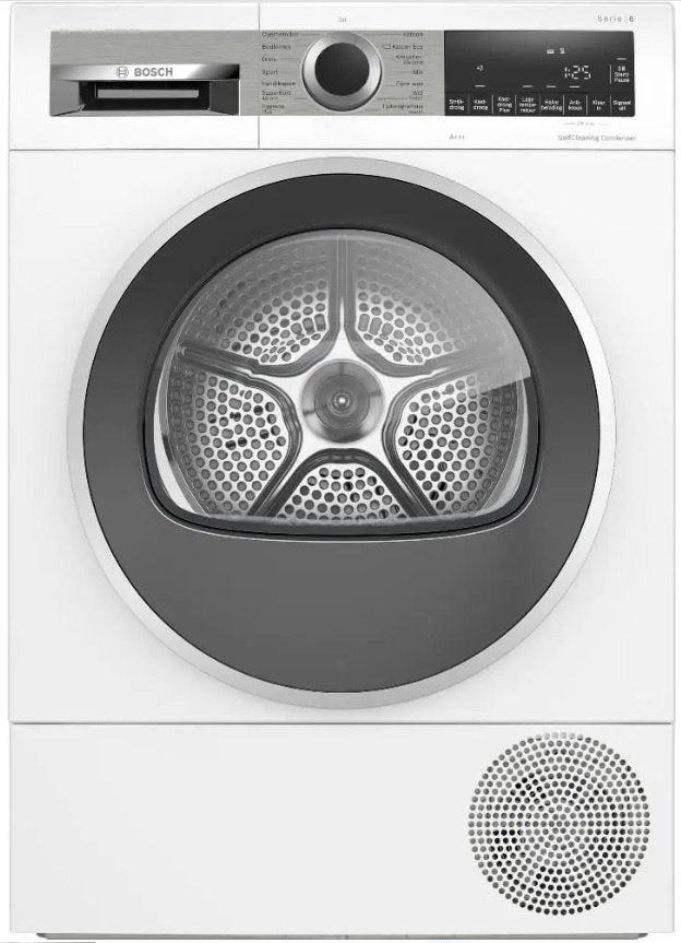 Bosch warmtepompdroger WQG235D2NL. Z.G.A.N., Ophalen, 6 tot 8 kg, Zo goed als nieuw, Voorlader