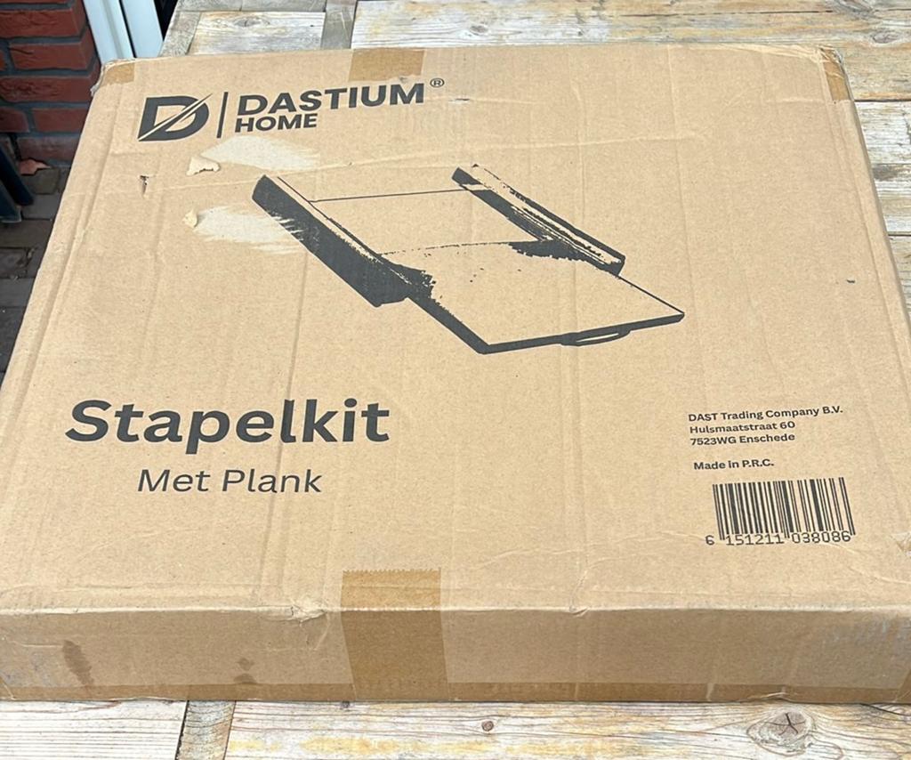 Stapelkit voor wasmachine en droger met uitschuifbare plank, Ophalen of Verzenden, Nieuw