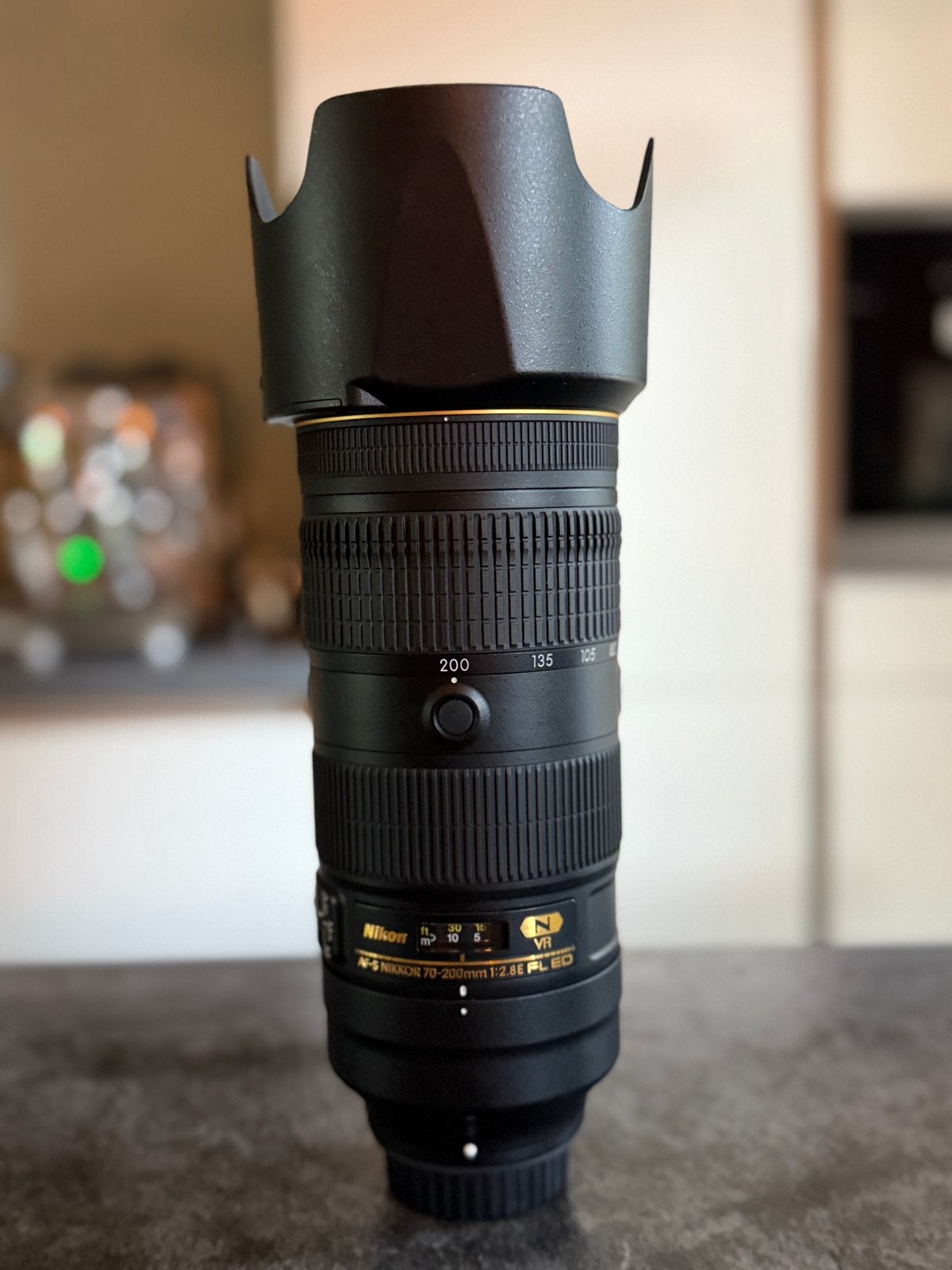 Nikon AF-S NIKKOR 70-200mm f/2.8E FL ED VR Lens, Ophalen, Autofocus, Nikon, Telelens