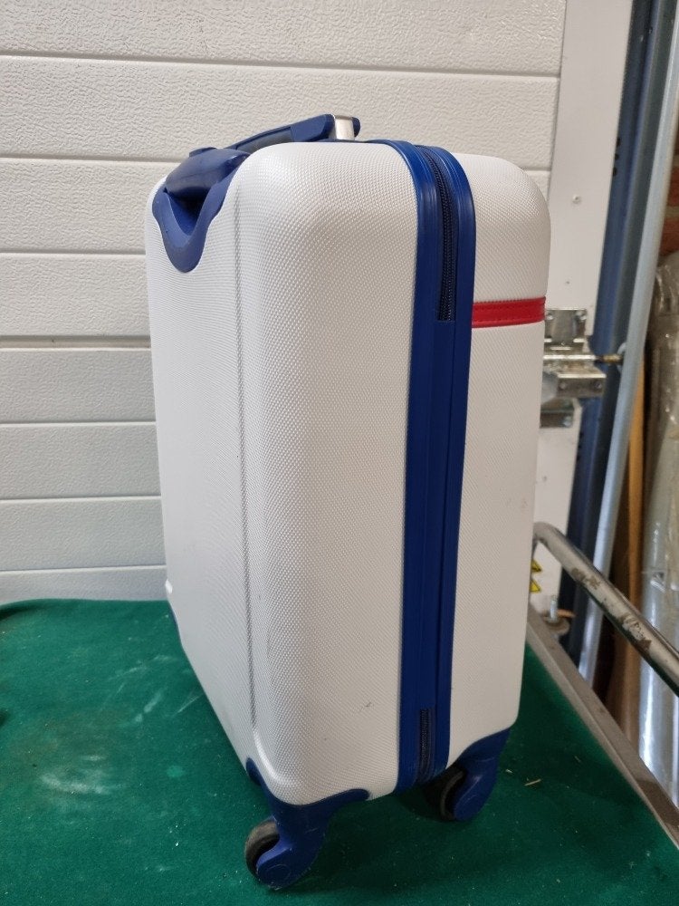 reistrolley leonardo wit blauw rood, Ophalen of Verzenden, 'T Olde Gre-j, Info@toldegrej.nl, Endepoelstraat 20f Didam