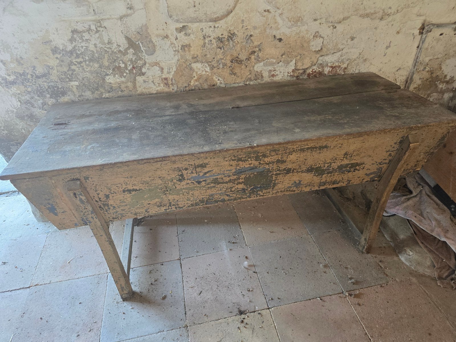 Antieke Bakkers Kneedtafel / Sidetafel, Antiek en Kunst, Antiek | Meubels | Tafels, Ophalen of Verzenden