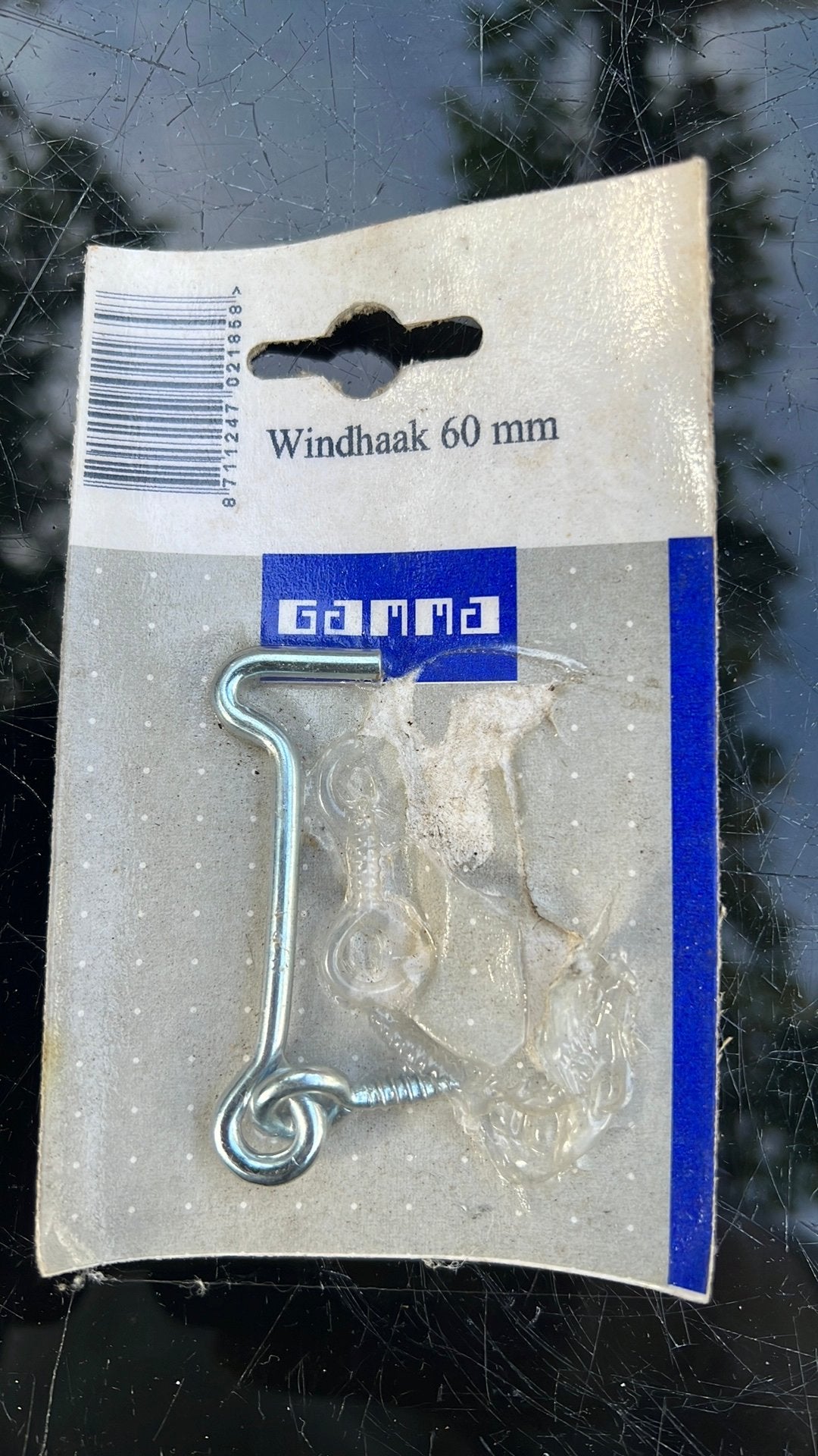 Laatste kans! Windhaak, Ophalen of Verzenden, Zo goed als nieuw, Wandkapstok, Minder dan 100 cm