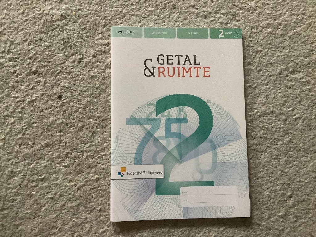 Getal & Ruimte Werkboek 2 VWO - 22e editie, Ophalen, VWO, Nieuw, Wiskunde B