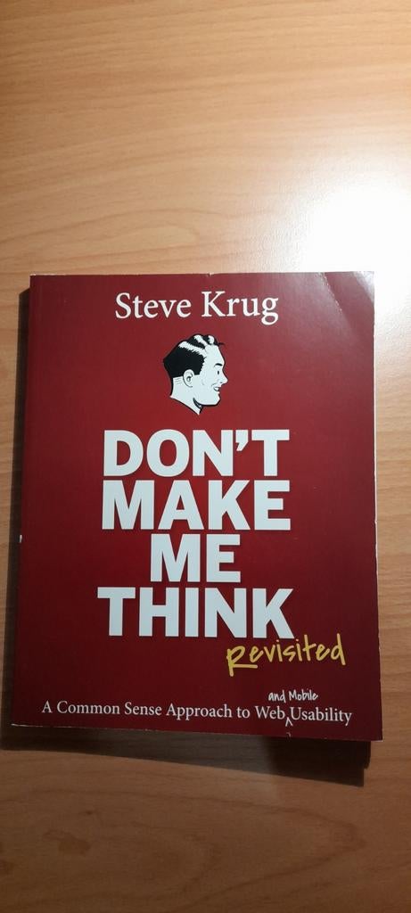 Don't make me think revisited. Steve Krug., Ophalen of Verzenden, Zo goed als nieuw