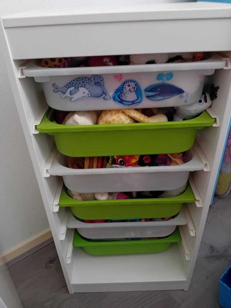 Opbergkast met bakjes, Kinderen en Baby's, Kinderkamer | Commodes en Kasten, Ophalen, Minder dan 50 cm, Minder dan 75 cm, 105 cm of meer