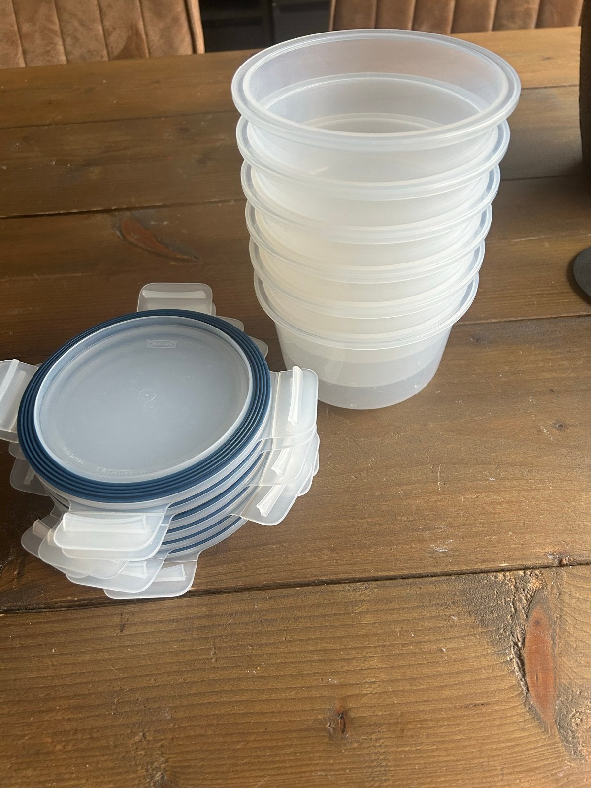 IKEA Voorraadpotten met deksel, 0,75 ml - Set van 6, Gebruikt, IKEA, Kunststof, Ophalen of Verzenden