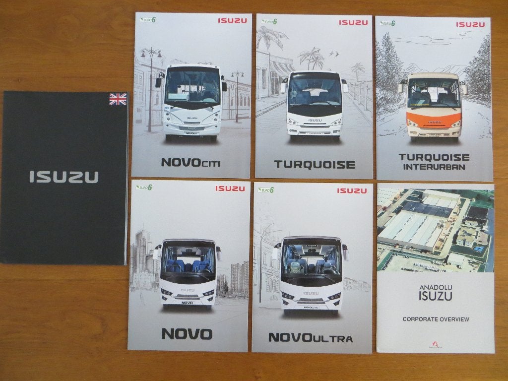 Isuzu map met Engelse folders (bussen), Ophalen of Verzenden, Nieuw, Overige merken