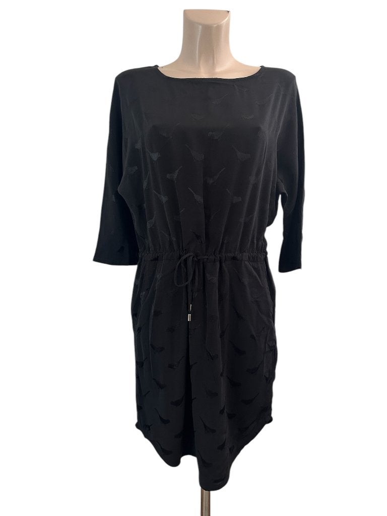 MbyM jurk S, Kleding | Dames, Jurken, Zo goed als nieuw, Maat 38/40 (M), Zwart, Onder de knie, Ophalen of Verzenden