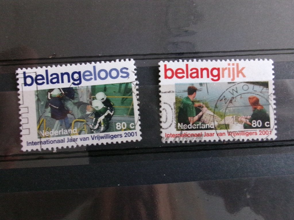 2000 - internationaal jaar vrijwilligers (249a), Postzegels en Munten, Ophalen of Verzenden, Gestempeld