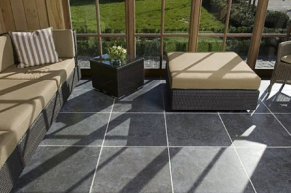 terrastegels Chinees Hardsteen 80x80 cm gezoet / getrommeld, Tuin en Terras, Ophalen of Verzenden, Nieuw, Natuursteen, Terrastegels