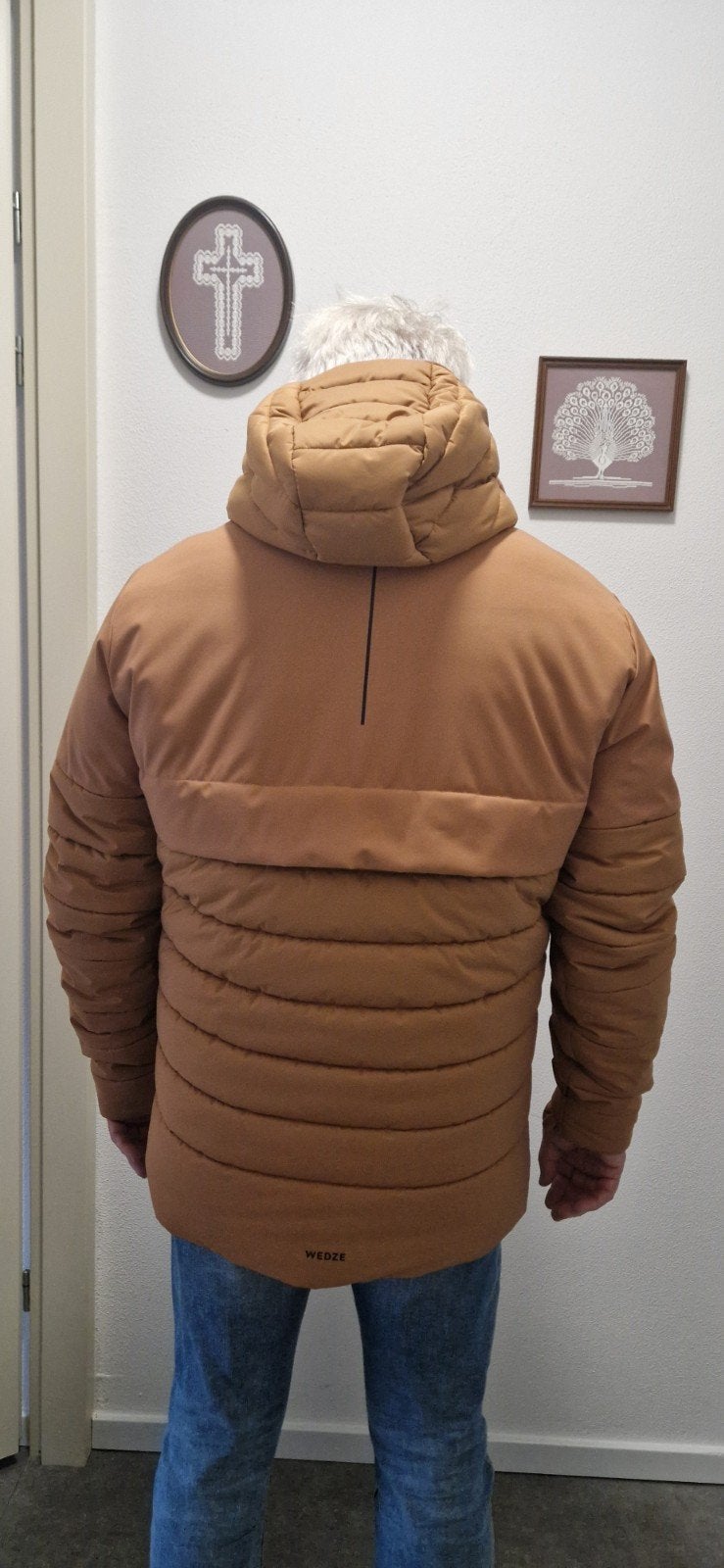 Decathlon Wedze Piste 100 Ski-Jas / Heren Winterjas, Maat 56/58 (XL), Ophalen of Verzenden, Zo goed als nieuw, Bruin