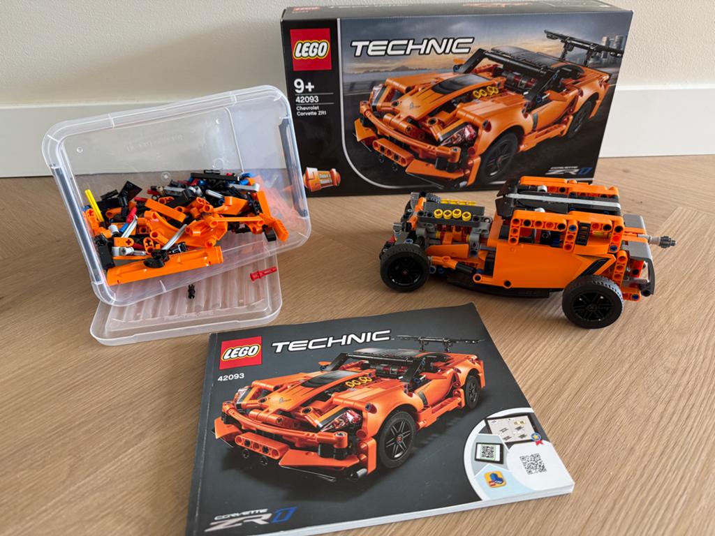 LEGO Technic 42093 Chevrolet Corvette ZR1, Lego, Ophalen of Verzenden, Zo goed als nieuw, Technic