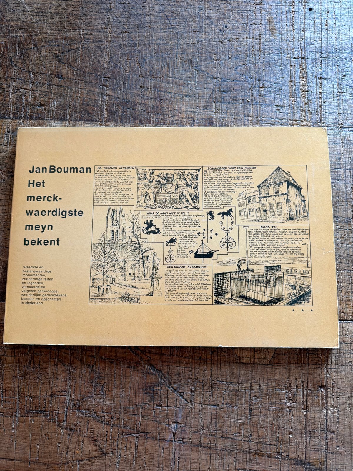 Het Merckwaerdigste Meyn Bekent - Jan Bouman (1976), Ophalen of Verzenden, 20e eeuw of later, Gelezen