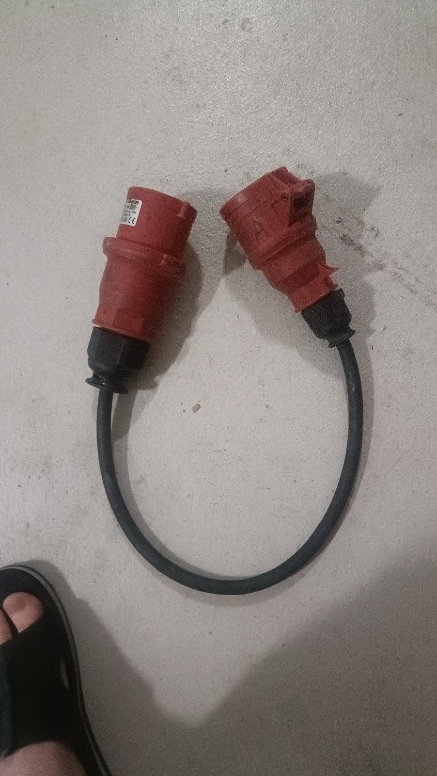Verloopkabel 32A naar 16A CEE, Ophalen, Gebruikt, Kabel of Snoer