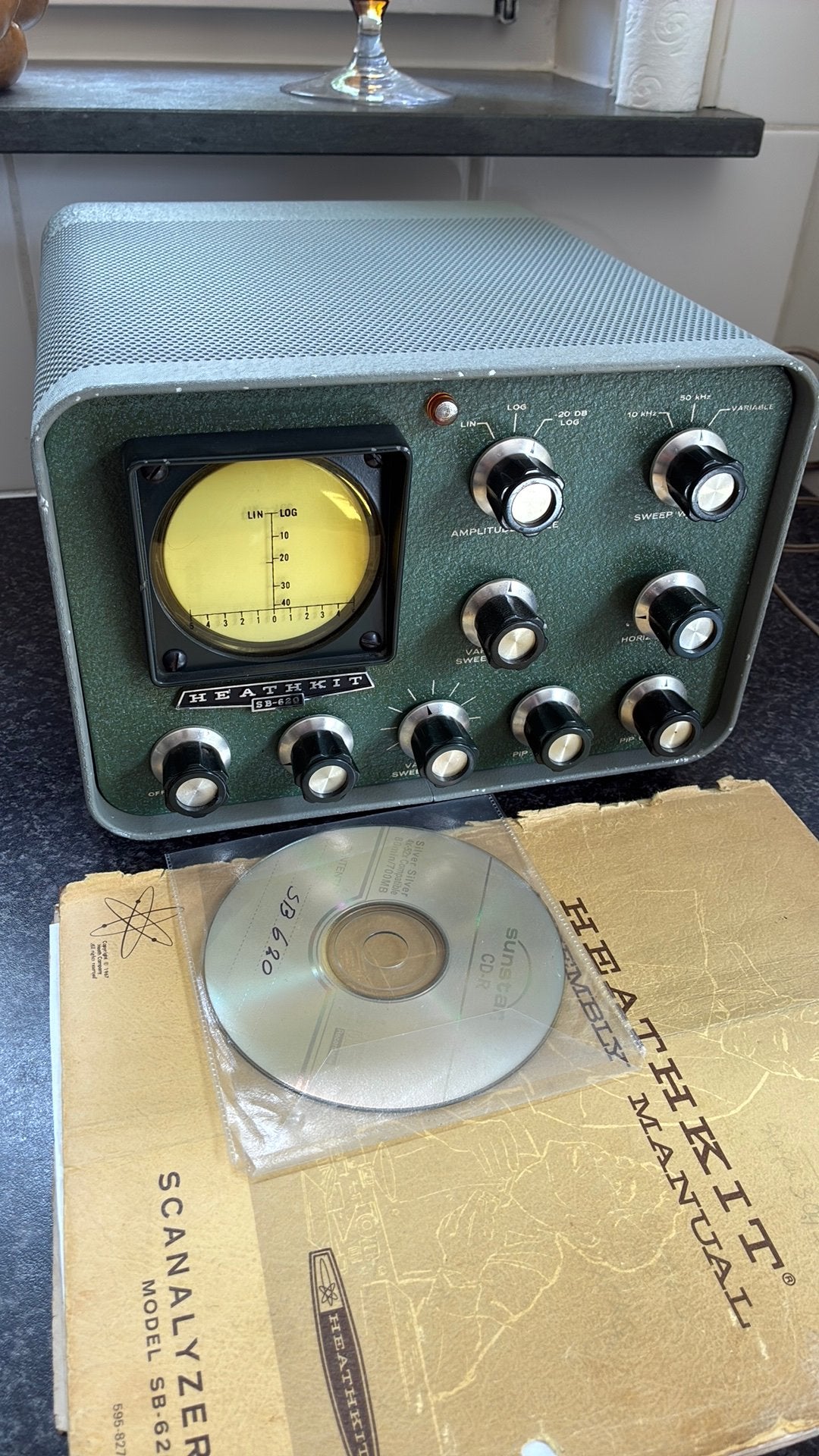 Heathkit SB-620 scanalyzer, Ophalen of Verzenden, Niet werkend