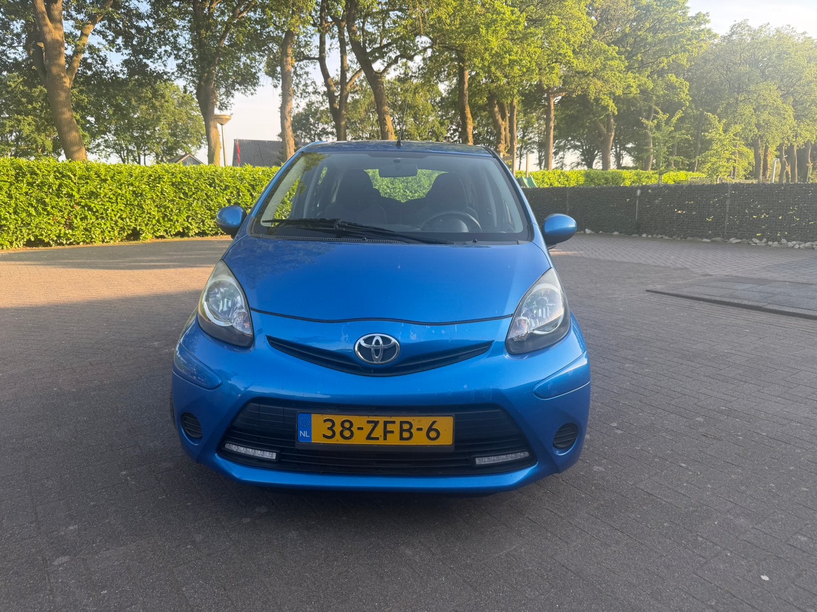 Toyota Aygo 1.0 12V Vvt-i 5DRS 2012 Blauw airco apk nap, Auto's, Toyota, Bedrijf, Aygo, Benzine, A, Hatchback, Handgeschakeld