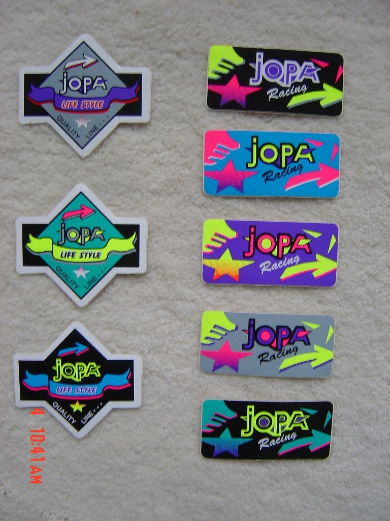 Brembo Jopa racing stickers Factory Effex Uni Filter EVS FX, Ophalen of Verzenden