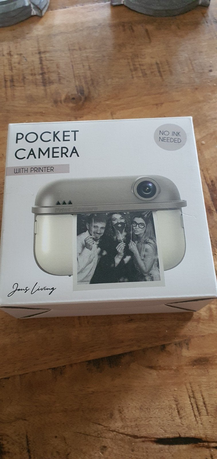 Jens Living Pocket Camera met Printer - Nieuw, Ingebouwde flitser, Nieuw, Instant camera, Ophalen of Verzenden
