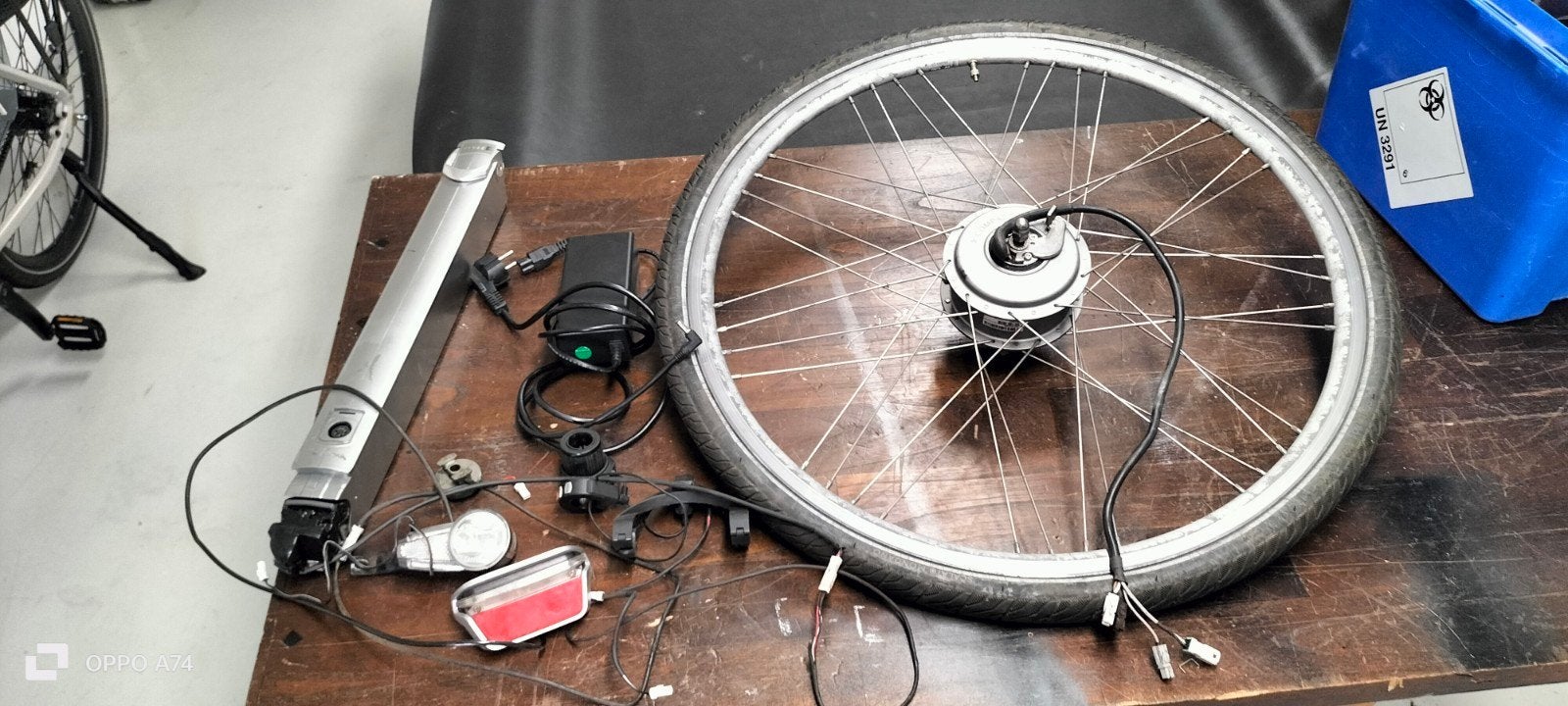 Sparta Ion DT onderdelen: accu, wielen, verlichting, Sparta, Gebruikt, Ophalen of Verzenden, Elektrische fiets