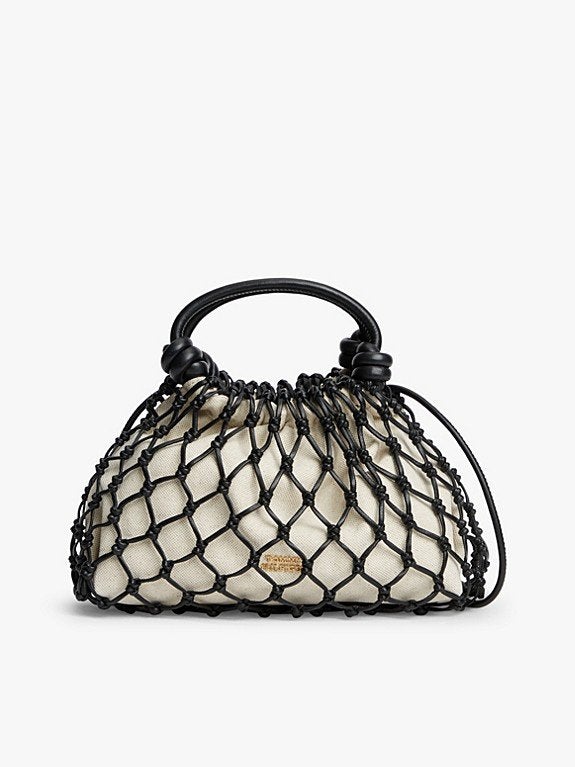 Tommy hilfiger macrame handtas schoudertas nieuw, Overige merken, Zwart, Nieuw, Ophalen of Verzenden