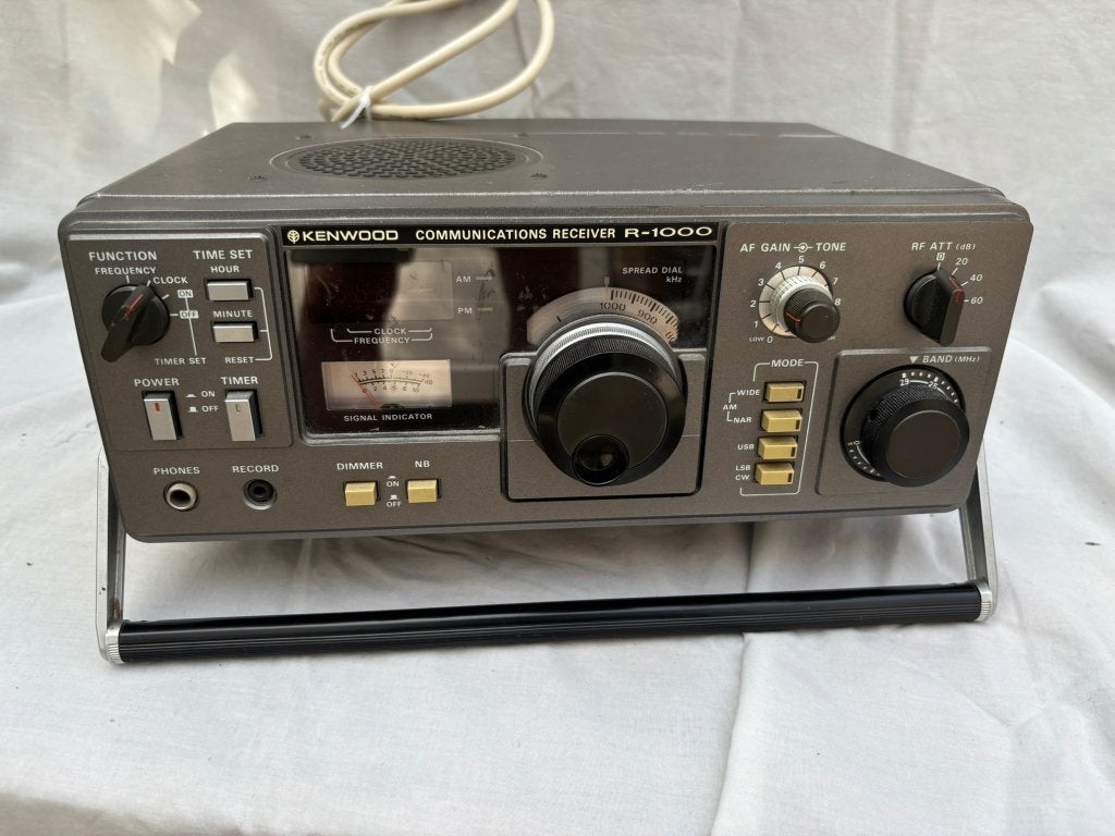 Vintage Kenwood R-1000 Wereldontvanger (200 kHz - 30 MHz), Ophalen, Gebruikt, Ontvanger