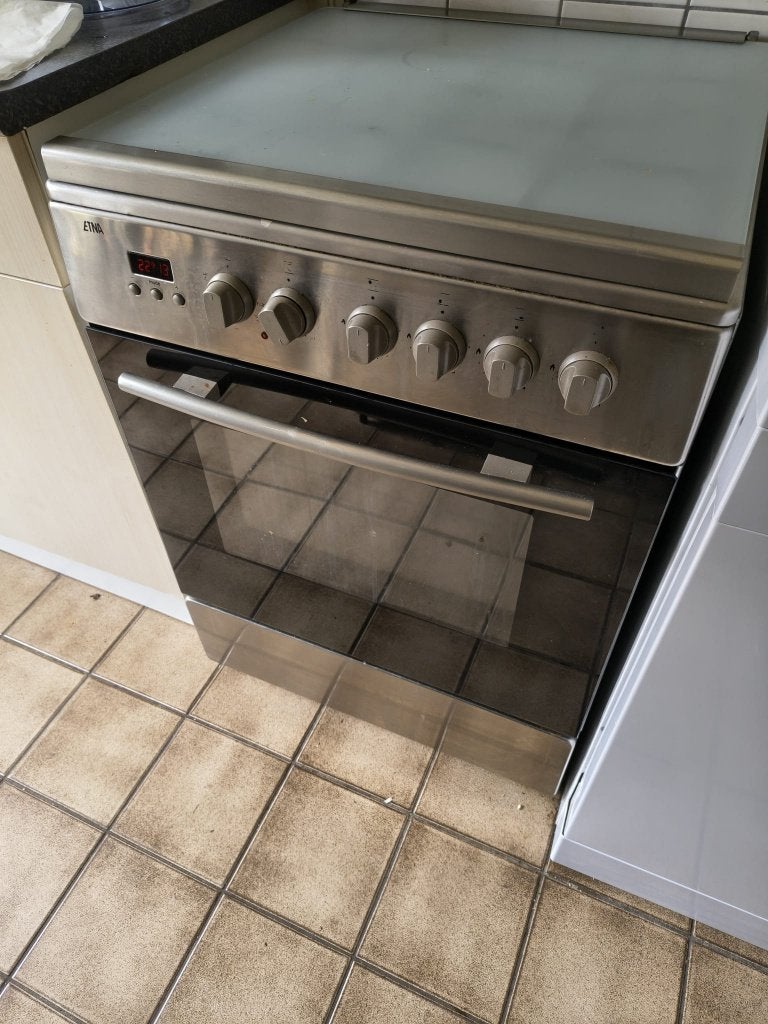Gas fornuis oven combi., Ophalen, Gebruikt, Hete lucht, 60 cm of meer