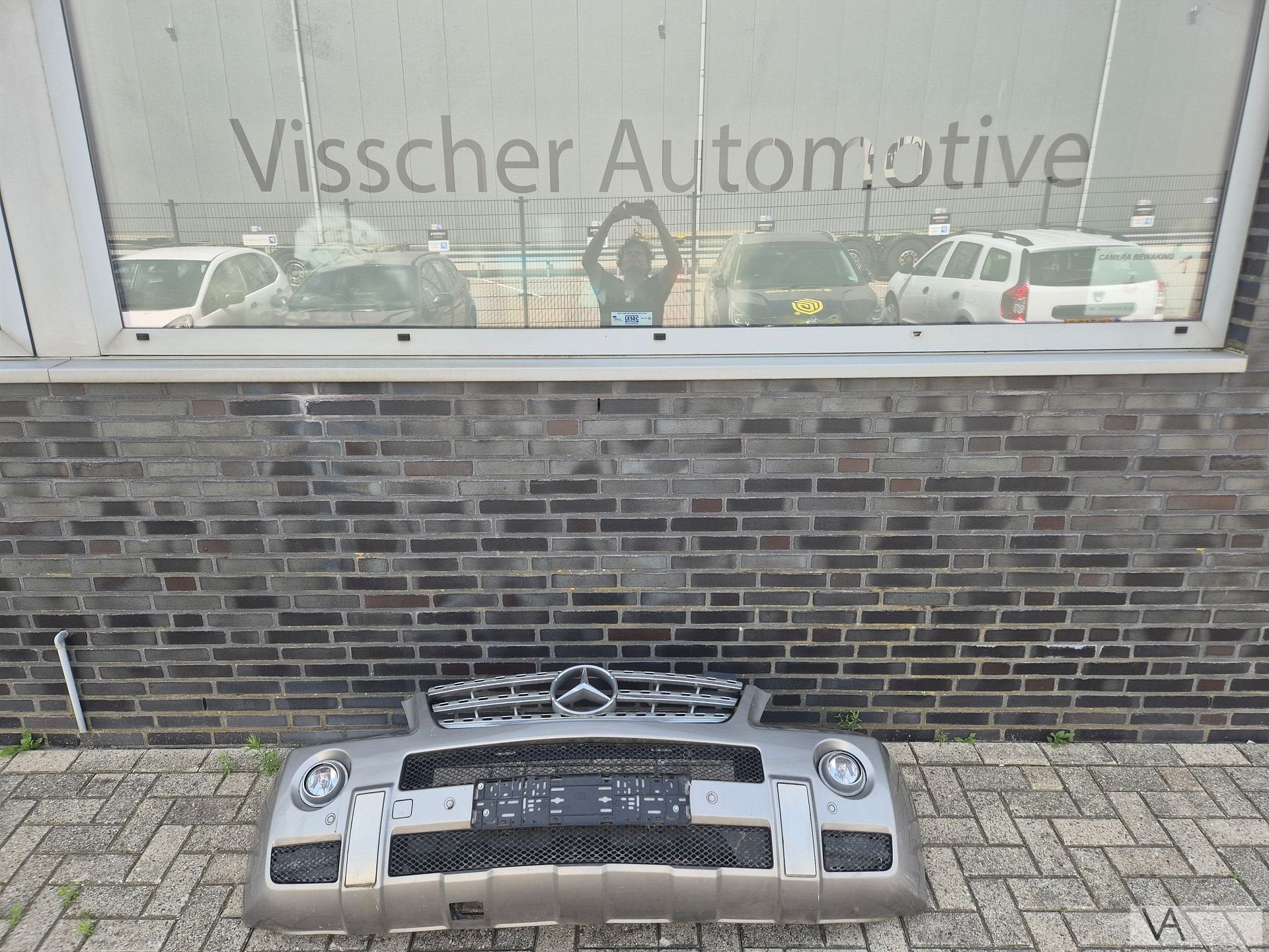 Voorbumper van Mercedes ML W164 AMG 2005 - 2009 origineel, Gebruikt, -, Voor, Ophalen of Verzenden
